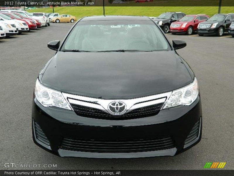 Attitude Black Metallic / Ash 2012 Toyota Camry LE