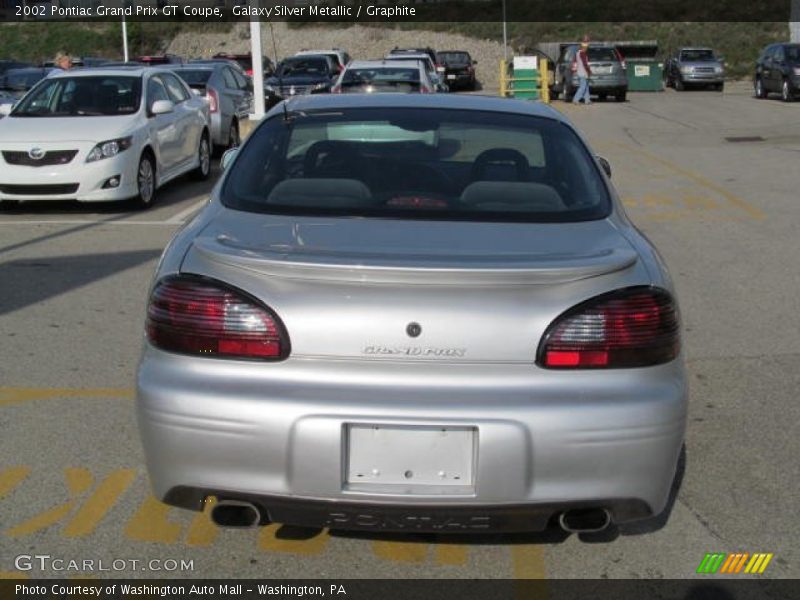 Galaxy Silver Metallic / Graphite 2002 Pontiac Grand Prix GT Coupe