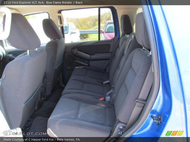 Blue Flame Metallic / Black 2010 Ford Explorer XLT 4x4
