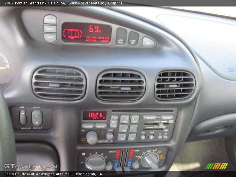 Galaxy Silver Metallic / Graphite 2002 Pontiac Grand Prix GT Coupe