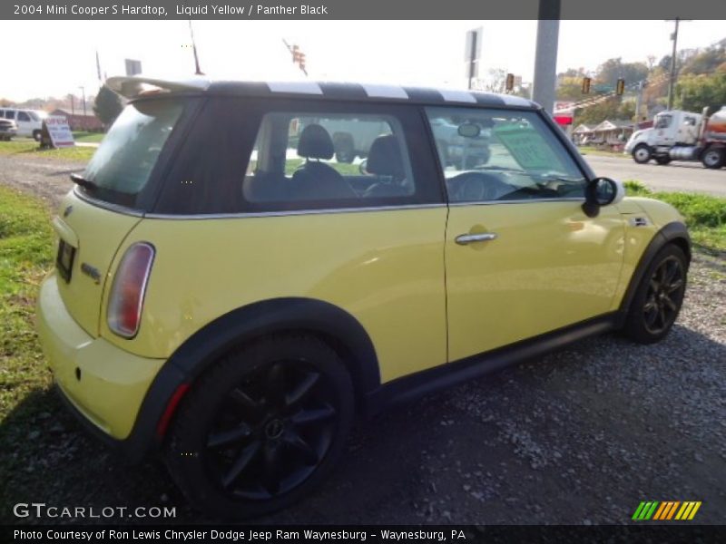 Liquid Yellow / Panther Black 2004 Mini Cooper S Hardtop