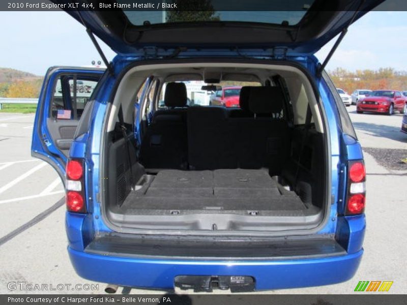 Blue Flame Metallic / Black 2010 Ford Explorer XLT 4x4
