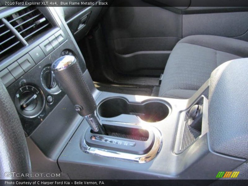 Blue Flame Metallic / Black 2010 Ford Explorer XLT 4x4