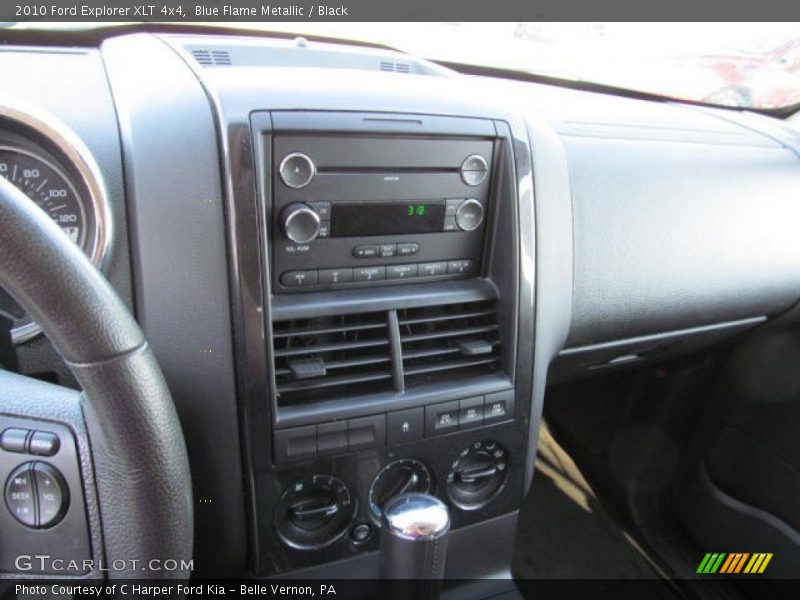 Blue Flame Metallic / Black 2010 Ford Explorer XLT 4x4