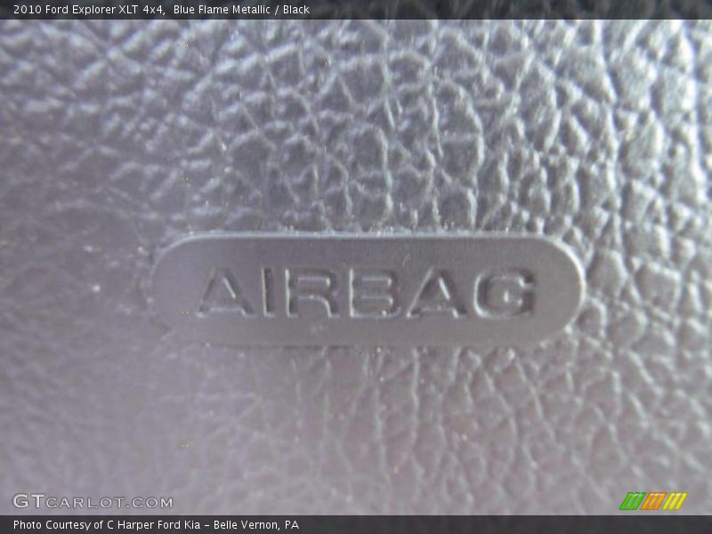 Blue Flame Metallic / Black 2010 Ford Explorer XLT 4x4