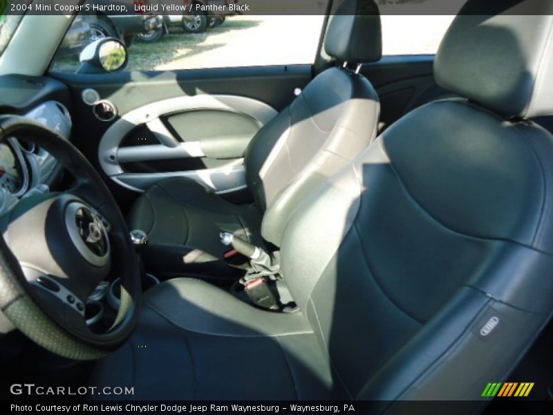 Liquid Yellow / Panther Black 2004 Mini Cooper S Hardtop