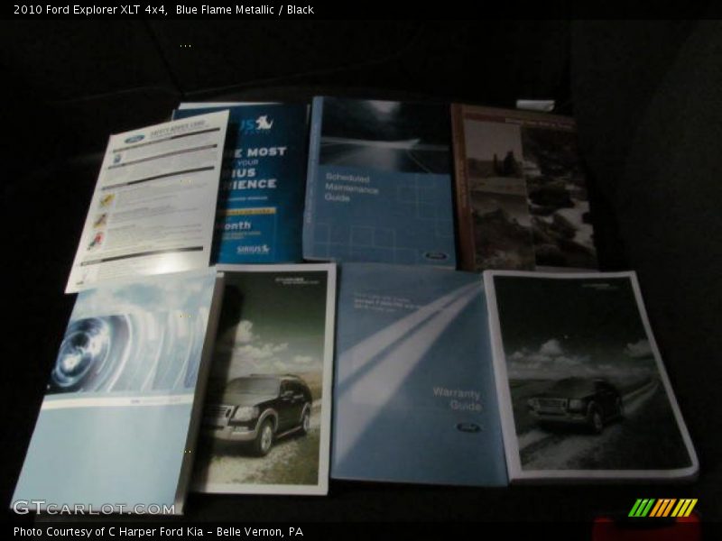 Blue Flame Metallic / Black 2010 Ford Explorer XLT 4x4