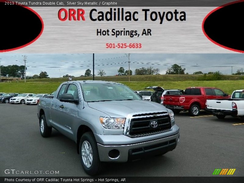 Silver Sky Metallic / Graphite 2013 Toyota Tundra Double Cab