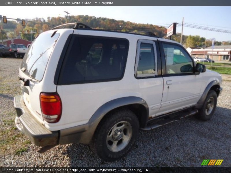 Oxford White / Medium Graphite 2000 Ford Explorer Sport 4x4
