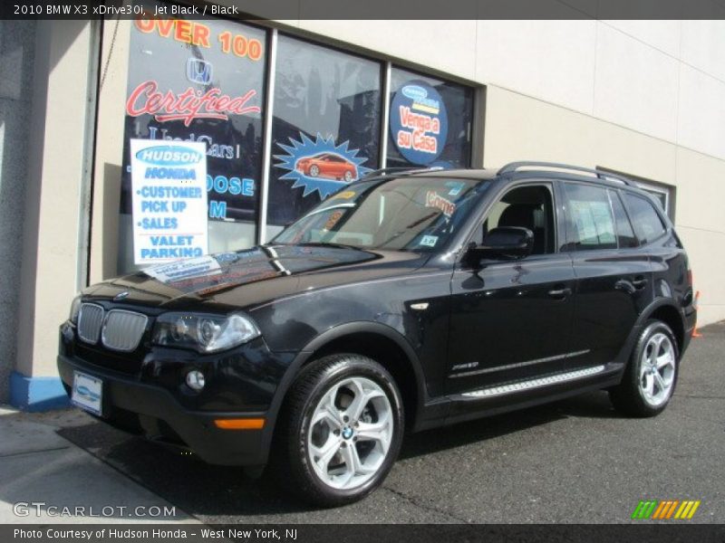 Jet Black / Black 2010 BMW X3 xDrive30i