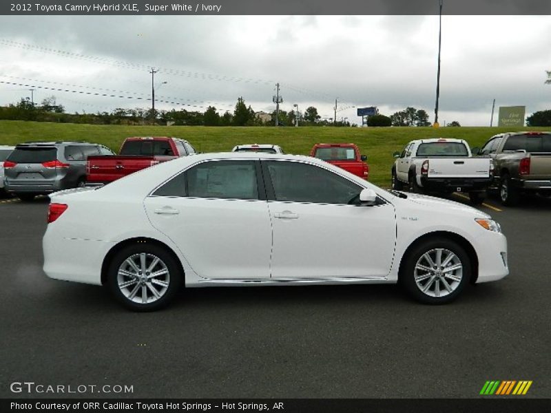 Super White / Ivory 2012 Toyota Camry Hybrid XLE