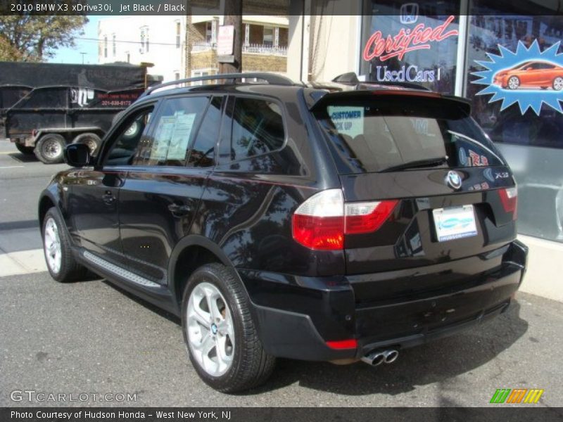 Jet Black / Black 2010 BMW X3 xDrive30i