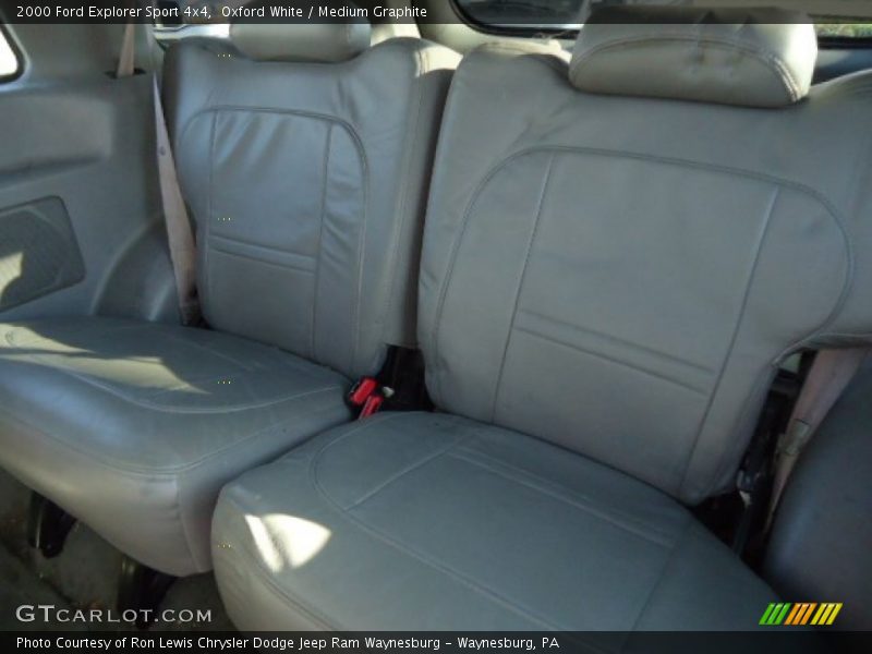 Oxford White / Medium Graphite 2000 Ford Explorer Sport 4x4