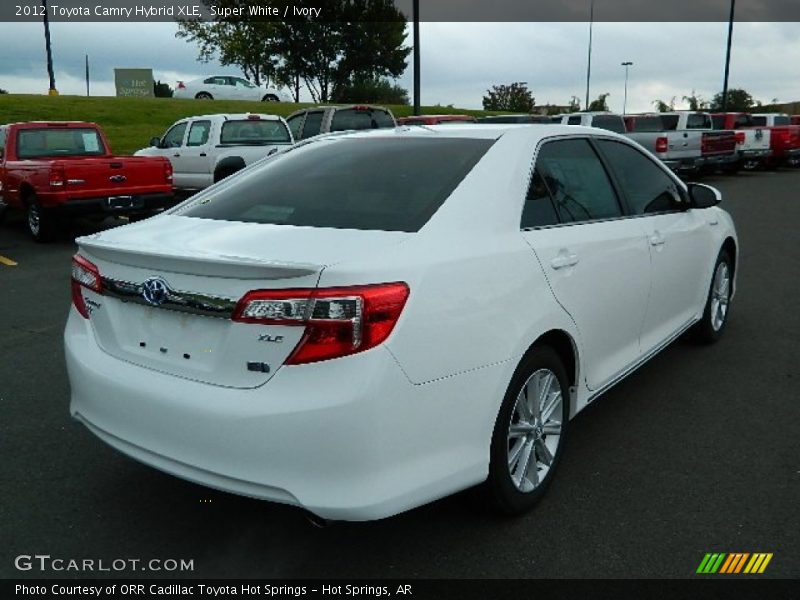 Super White / Ivory 2012 Toyota Camry Hybrid XLE
