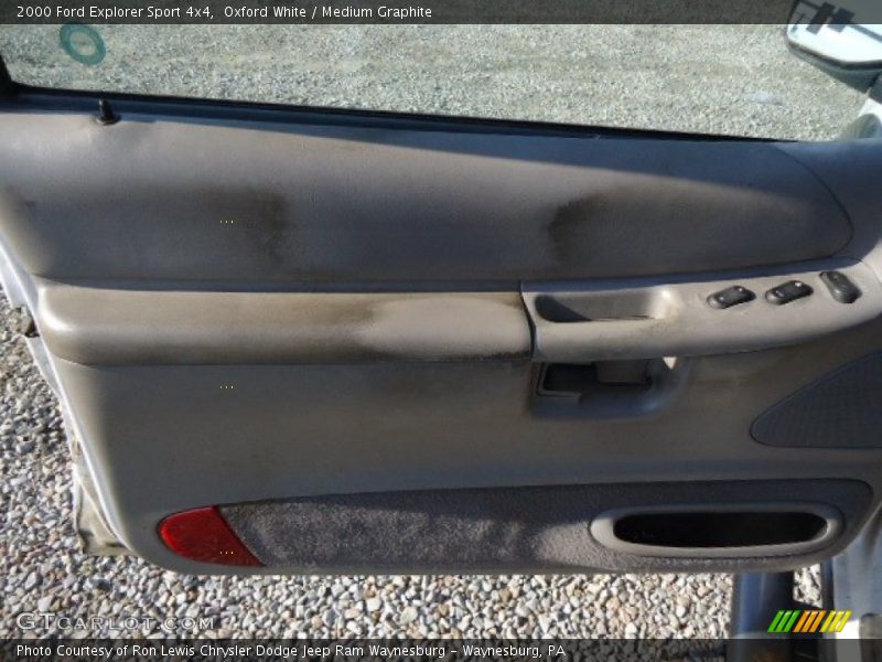Oxford White / Medium Graphite 2000 Ford Explorer Sport 4x4