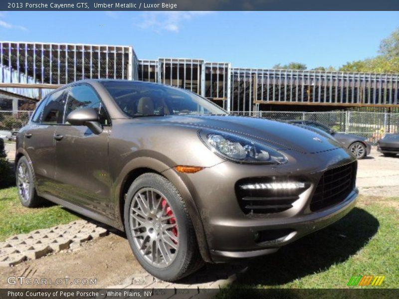 Umber Metallic / Luxor Beige 2013 Porsche Cayenne GTS