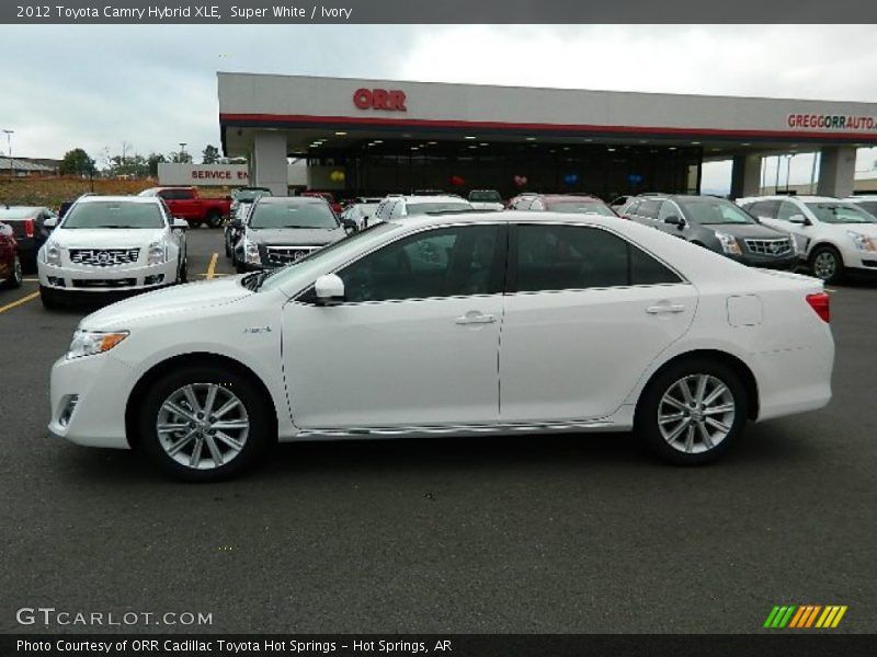 Super White / Ivory 2012 Toyota Camry Hybrid XLE
