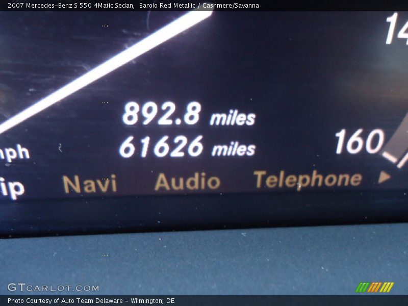 Barolo Red Metallic / Cashmere/Savanna 2007 Mercedes-Benz S 550 4Matic Sedan