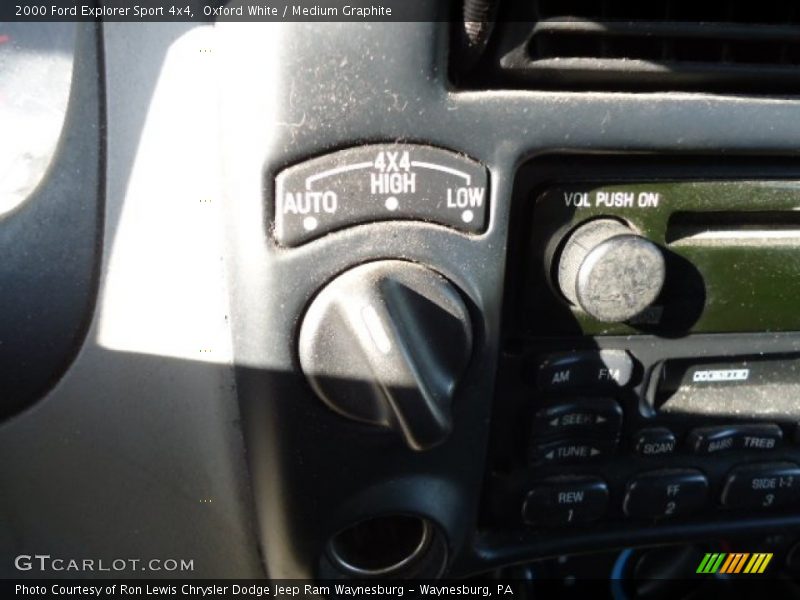 Oxford White / Medium Graphite 2000 Ford Explorer Sport 4x4