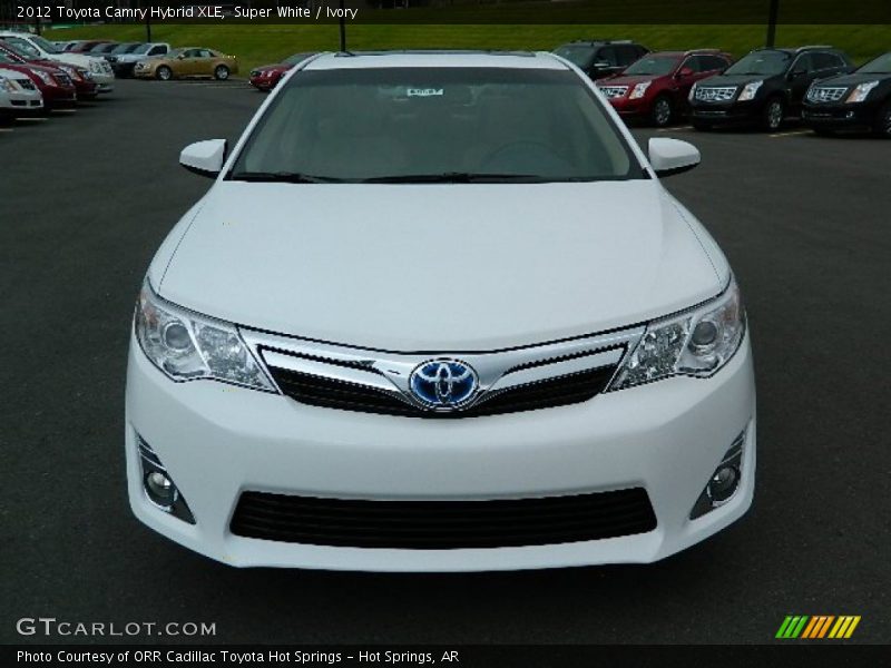 Super White / Ivory 2012 Toyota Camry Hybrid XLE