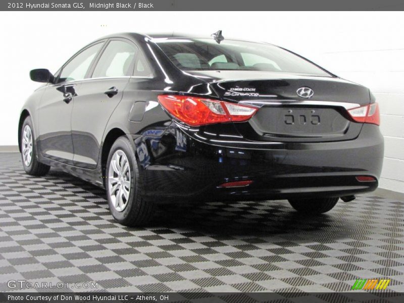 Midnight Black / Black 2012 Hyundai Sonata GLS