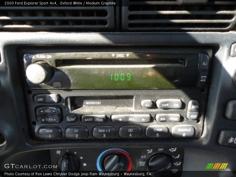 Audio System of 2000 Explorer Sport 4x4