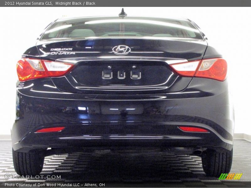 Midnight Black / Black 2012 Hyundai Sonata GLS