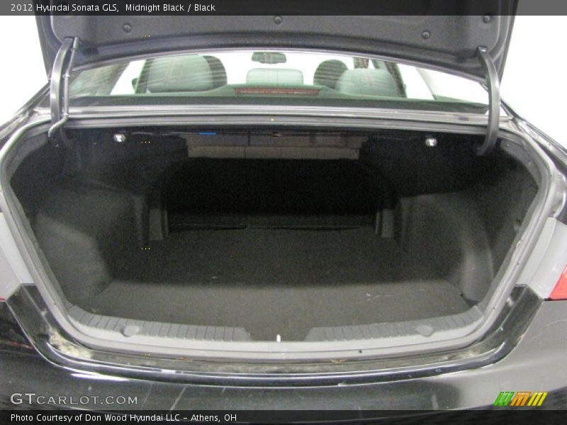 Midnight Black / Black 2012 Hyundai Sonata GLS