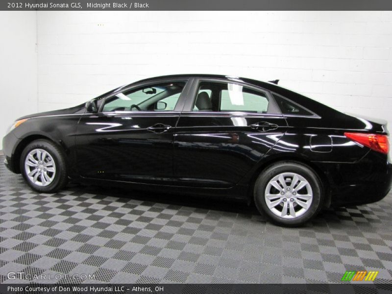 Midnight Black / Black 2012 Hyundai Sonata GLS