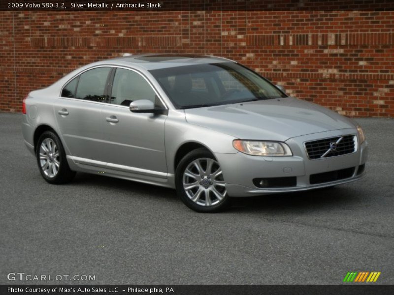 Silver Metallic / Anthracite Black 2009 Volvo S80 3.2