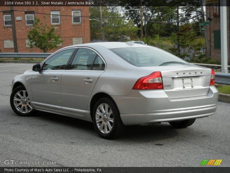 Silver Metallic / Anthracite Black 2009 Volvo S80 3.2