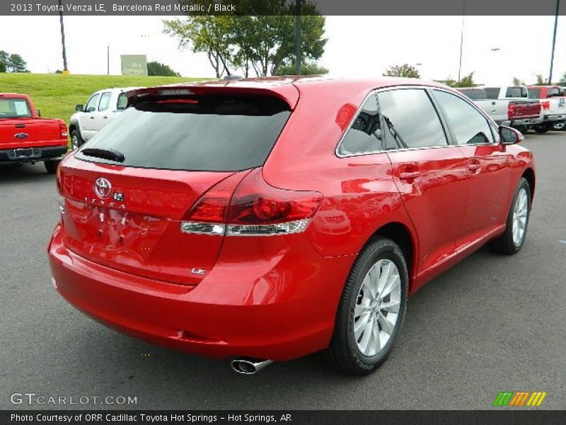 Barcelona Red Metallic / Black 2013 Toyota Venza LE