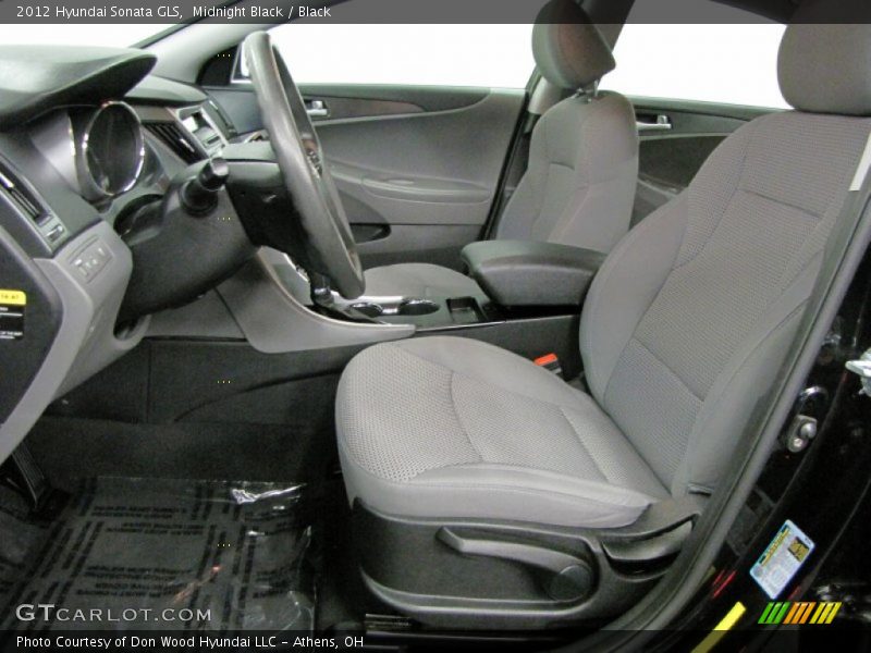 Midnight Black / Black 2012 Hyundai Sonata GLS