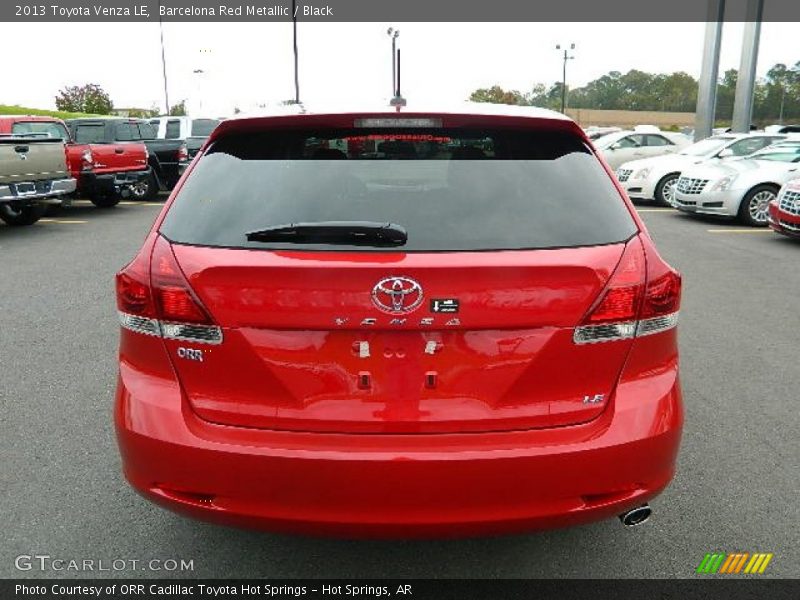 Barcelona Red Metallic / Black 2013 Toyota Venza LE