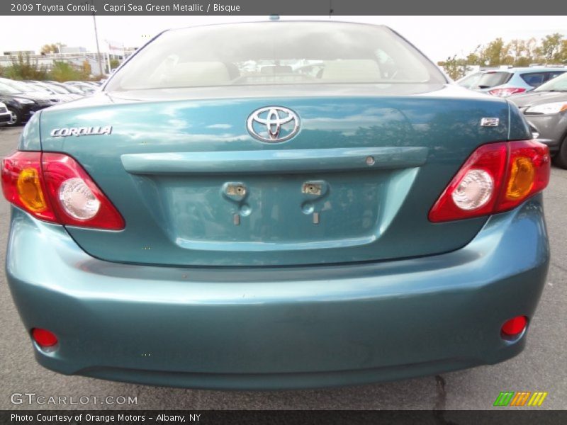 Capri Sea Green Metallic / Bisque 2009 Toyota Corolla