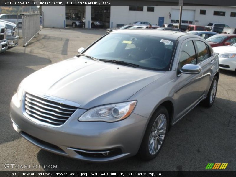 Billet Silver Metallic / Black 2013 Chrysler 200 Limited Sedan