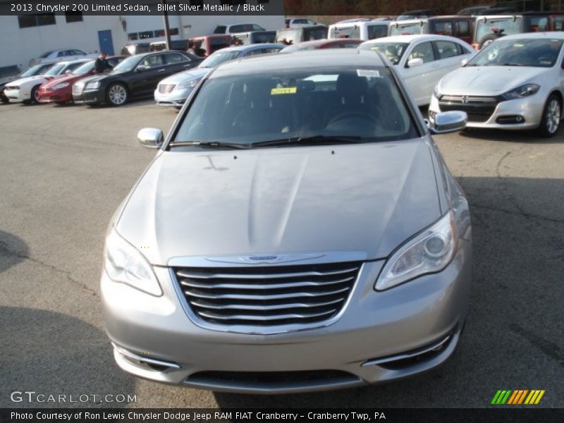 Billet Silver Metallic / Black 2013 Chrysler 200 Limited Sedan