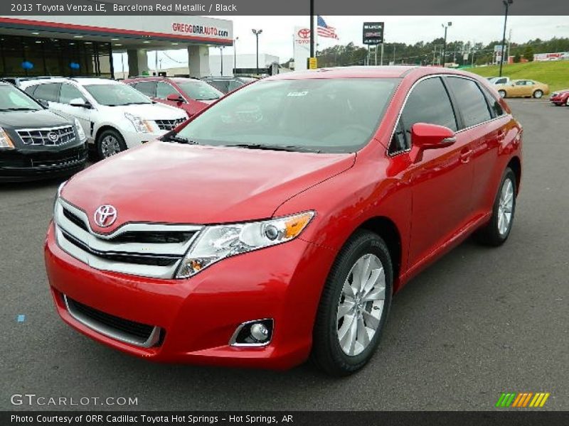 Barcelona Red Metallic / Black 2013 Toyota Venza LE