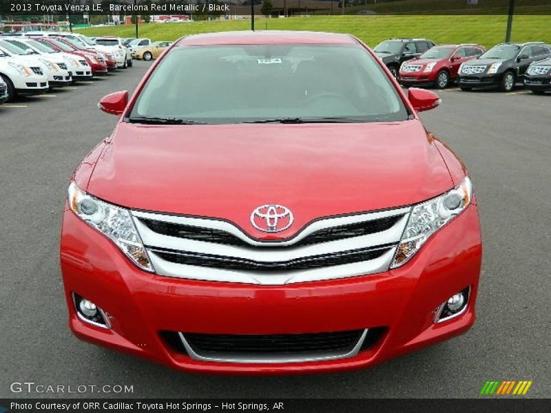 Barcelona Red Metallic / Black 2013 Toyota Venza LE