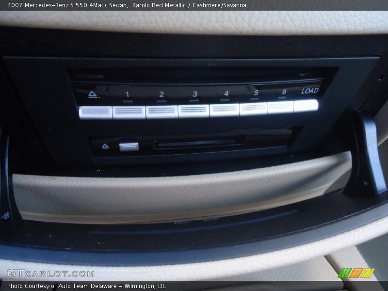 Barolo Red Metallic / Cashmere/Savanna 2007 Mercedes-Benz S 550 4Matic Sedan