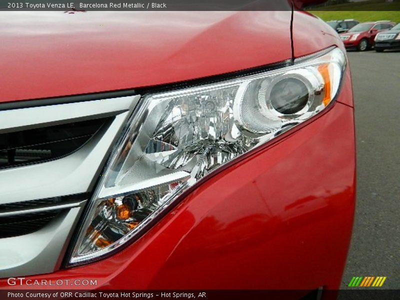Barcelona Red Metallic / Black 2013 Toyota Venza LE