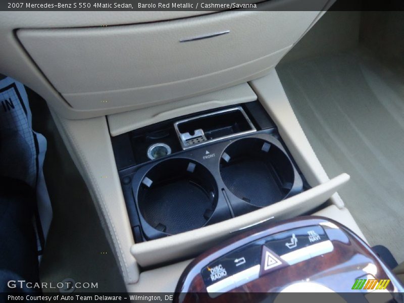 Barolo Red Metallic / Cashmere/Savanna 2007 Mercedes-Benz S 550 4Matic Sedan