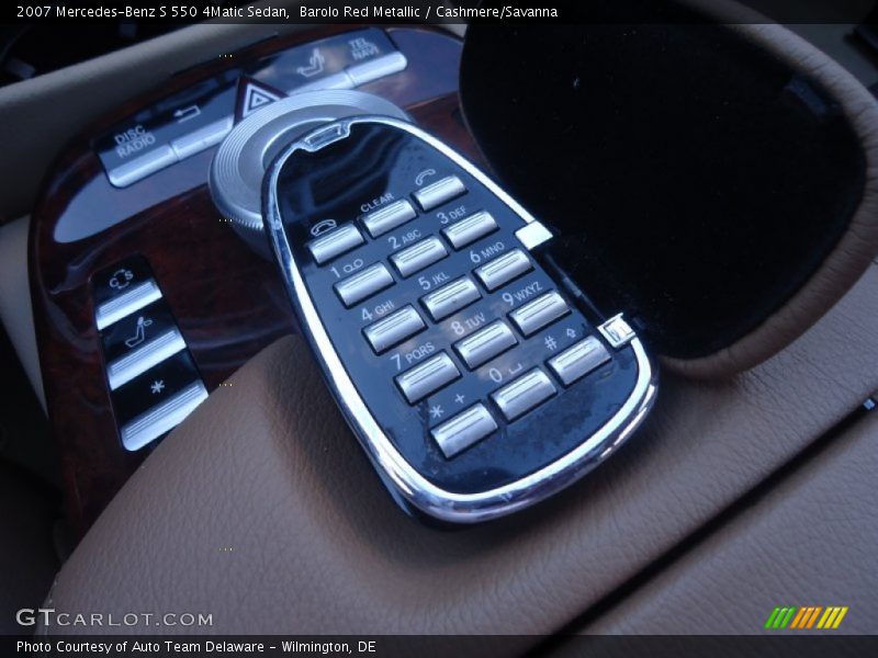 Barolo Red Metallic / Cashmere/Savanna 2007 Mercedes-Benz S 550 4Matic Sedan