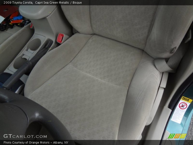 Capri Sea Green Metallic / Bisque 2009 Toyota Corolla