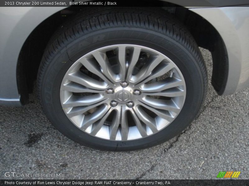 Billet Silver Metallic / Black 2013 Chrysler 200 Limited Sedan