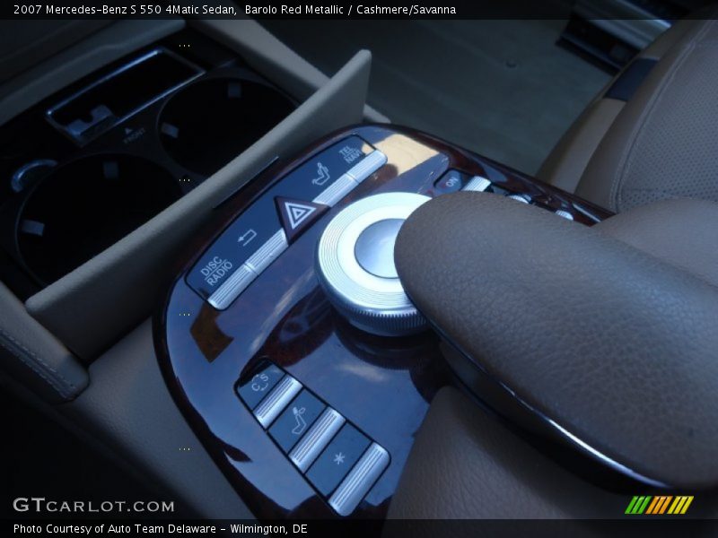 Barolo Red Metallic / Cashmere/Savanna 2007 Mercedes-Benz S 550 4Matic Sedan