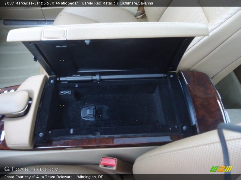 Barolo Red Metallic / Cashmere/Savanna 2007 Mercedes-Benz S 550 4Matic Sedan