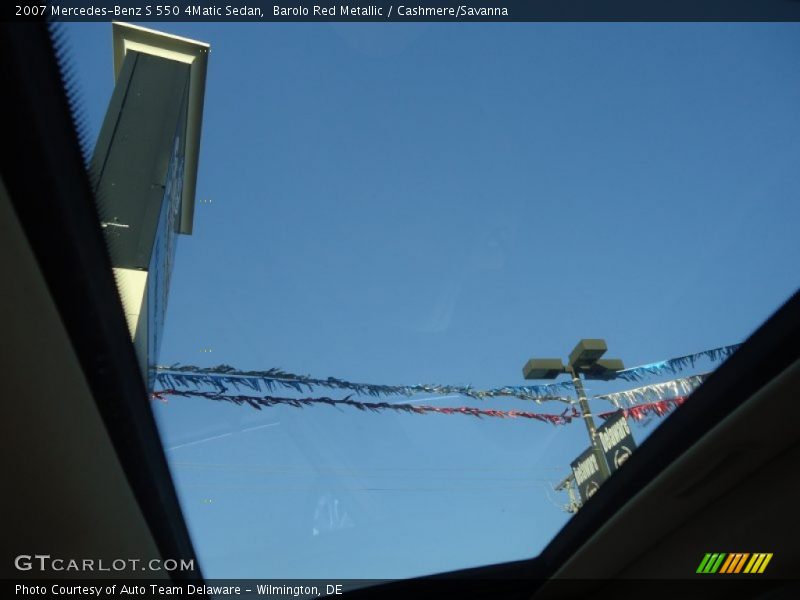 Barolo Red Metallic / Cashmere/Savanna 2007 Mercedes-Benz S 550 4Matic Sedan