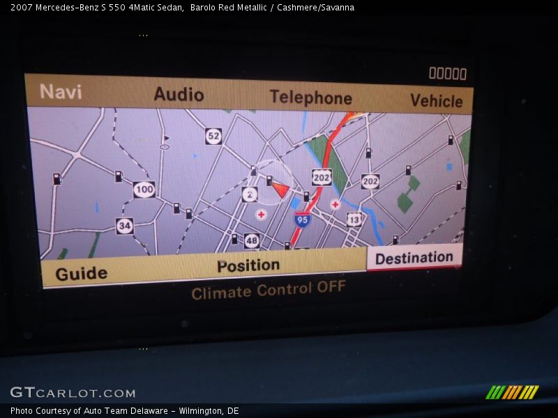 Barolo Red Metallic / Cashmere/Savanna 2007 Mercedes-Benz S 550 4Matic Sedan