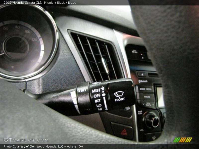 Midnight Black / Black 2012 Hyundai Sonata GLS
